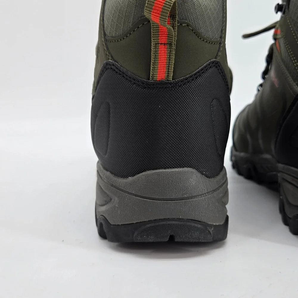 Nortiv 8 Softshell Waterproof Mid Hiking Boots Army Green Mens Size 10.5
